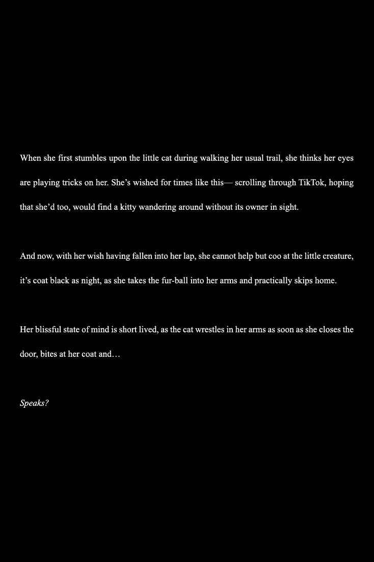 isabelfishers's tweet photo. the cat in the woods (t), 
darklina chapter 2: the catnapping.

the 'aleksander is salem the cat' au, 
aka just pure crack.

https://t.co/w0m2BjOrVJ https://t.co/4yG2U2EjgJ