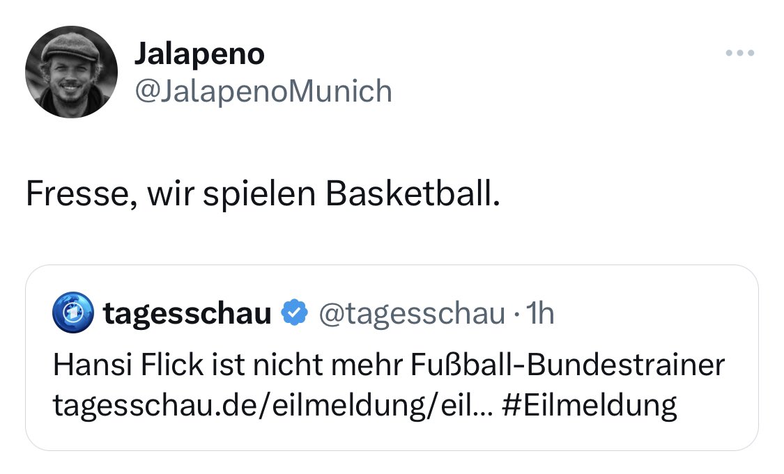 Jens Brennholt (@jensbrennholt) on Twitter photo Tweet des Tages! 
Danke, @JalapenoMunich. 
 #GERSRB Tweet des Tages! 
Danke, @JalapenoMunich. 
 #GERSRB