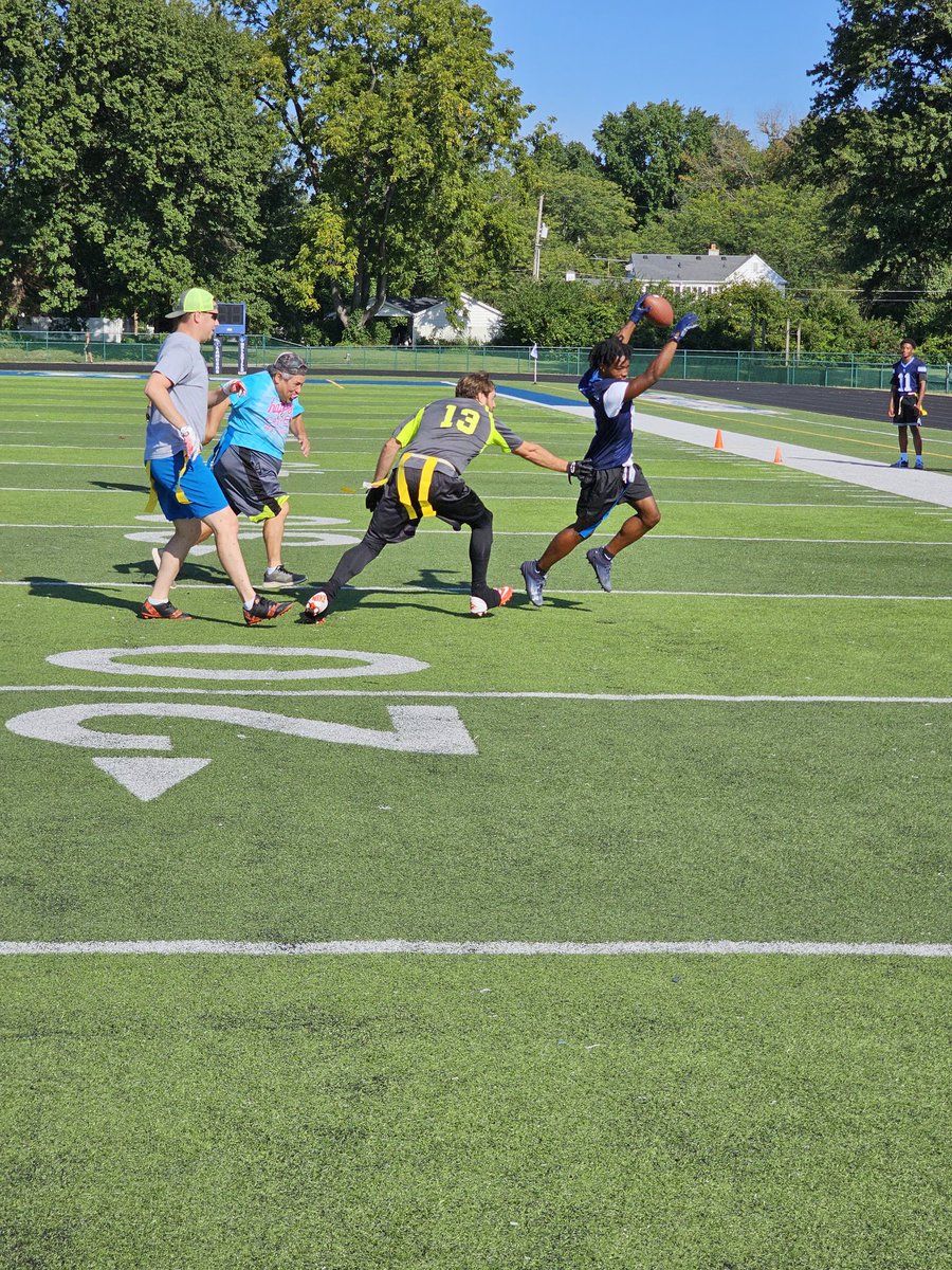 BELancerFB's tweet photo. The @BELancerFB 2023-24 senior players got to help our local Special Olympics Flag Football team this morning as they get ready for their season and upcoming Regionals. This annual event was another awesome experience for our guys. #BEAST #DEFENDTHESHEILD #EDE https://t.co/Wy91EKCS4M