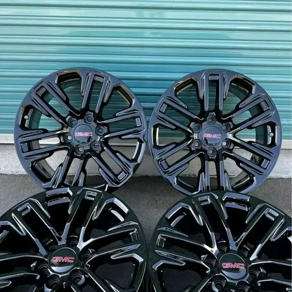ObsPart's tweet image. Set of 20” GMC Sierra Yukon OEM Factory Wheels / Rims. 
These will fit all 6 Lug Chevy &amp;amp; GMC Trucks and SUV
Tahoe Sierra Yukon Suburban Escalade Silverado 
Available for pickup and delivery