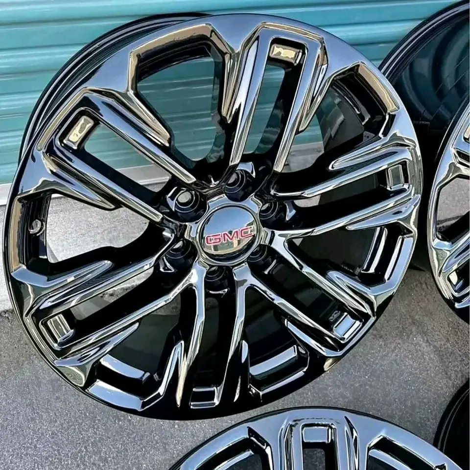 ObsPart's tweet image. Set of 20” GMC Sierra Yukon OEM Factory Wheels / Rims. 
These will fit all 6 Lug Chevy &amp;amp; GMC Trucks and SUV
Tahoe Sierra Yukon Suburban Escalade Silverado 
Available for pickup and delivery