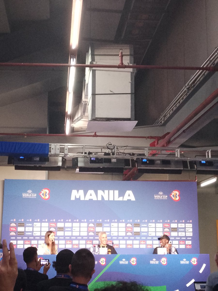 AndreiHoops's tweet photo. As we are just a few moments away from both Gordie Herbert and Dennis Schröder's post-game press conference, Germany is blasting Queen's "We are the Champions" song as a background.

Tuff 🏆 https://t.co/EG453XCaex