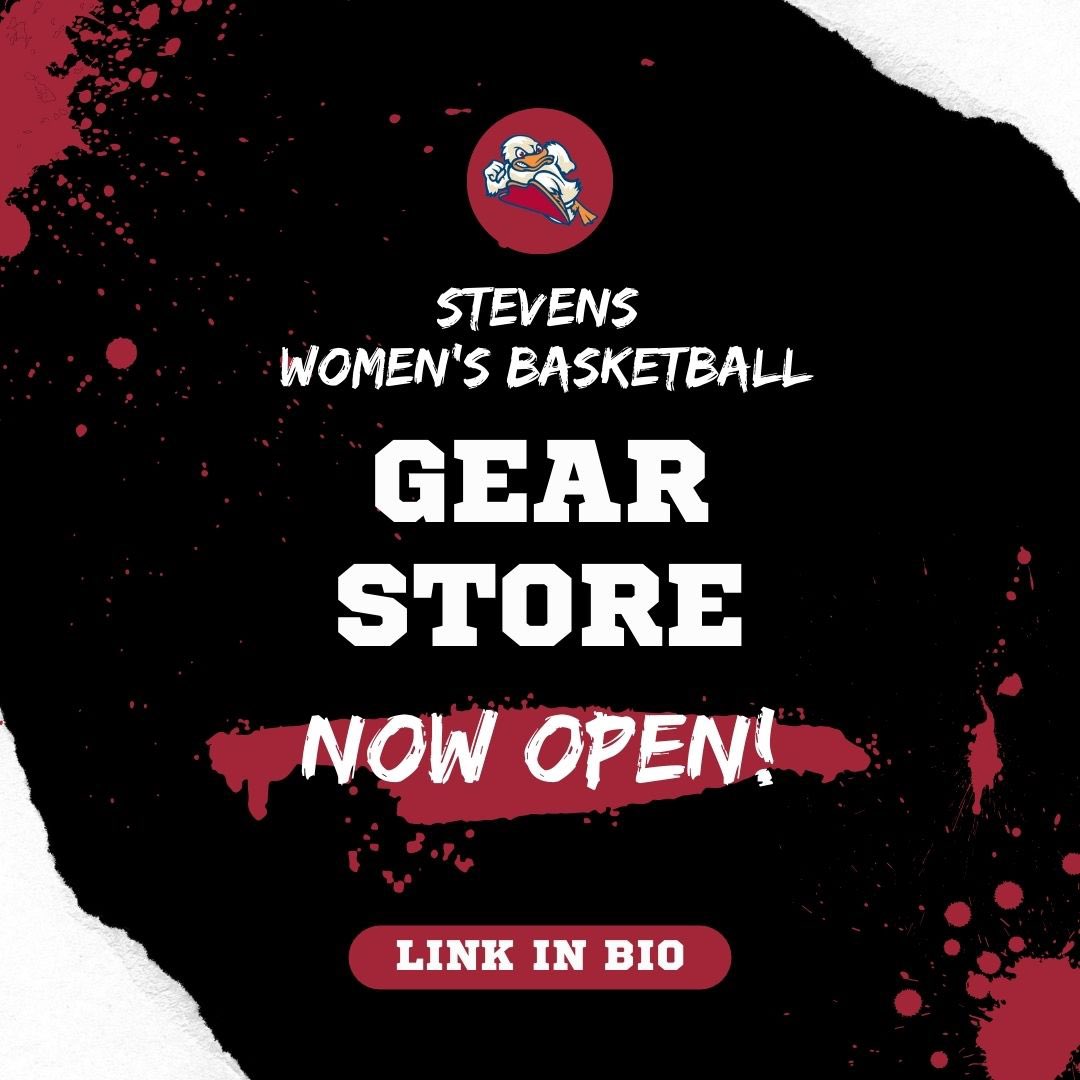 StevensWBBALL's tweet photo. Gear store now open until 9/17! Don’t miss out on all your favorite items! https://t.co/8l7g8Ahxl3 https://t.co/S6CMlLKazD