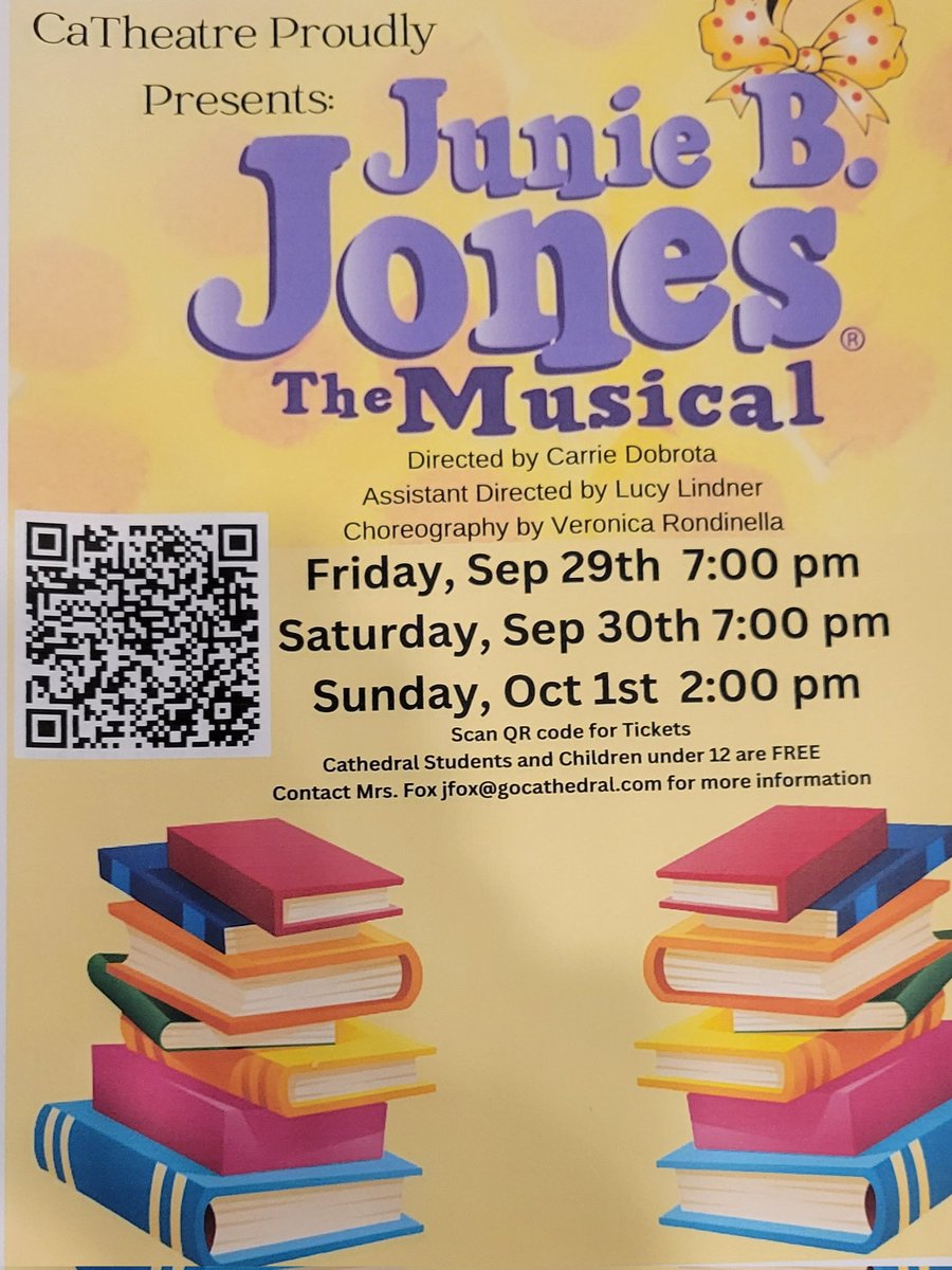 The new <a href="/catheatreirish/">CaTheatre</a> season is here, starting with the student-directed production #JunieBJones. Get tickets and support the arts! <a href="/GoCathedral/">Cathedral HS</a>