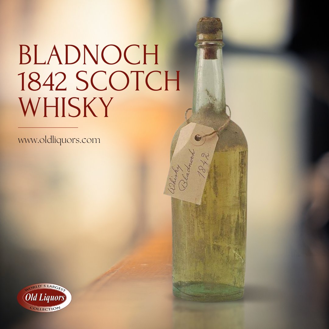 Savor whisky's pinnacle: Bladnoch 1842 Scotch Whisky, Provenance: Hosman Vins. 🥃✨
⠀
Indulge in deep, complex flavors of this Very Old Vintage. A true treasure, rich history whispers with each sip.
⠀
Add this gem, taste the legacy of time. 
🌐 oldliquors.com