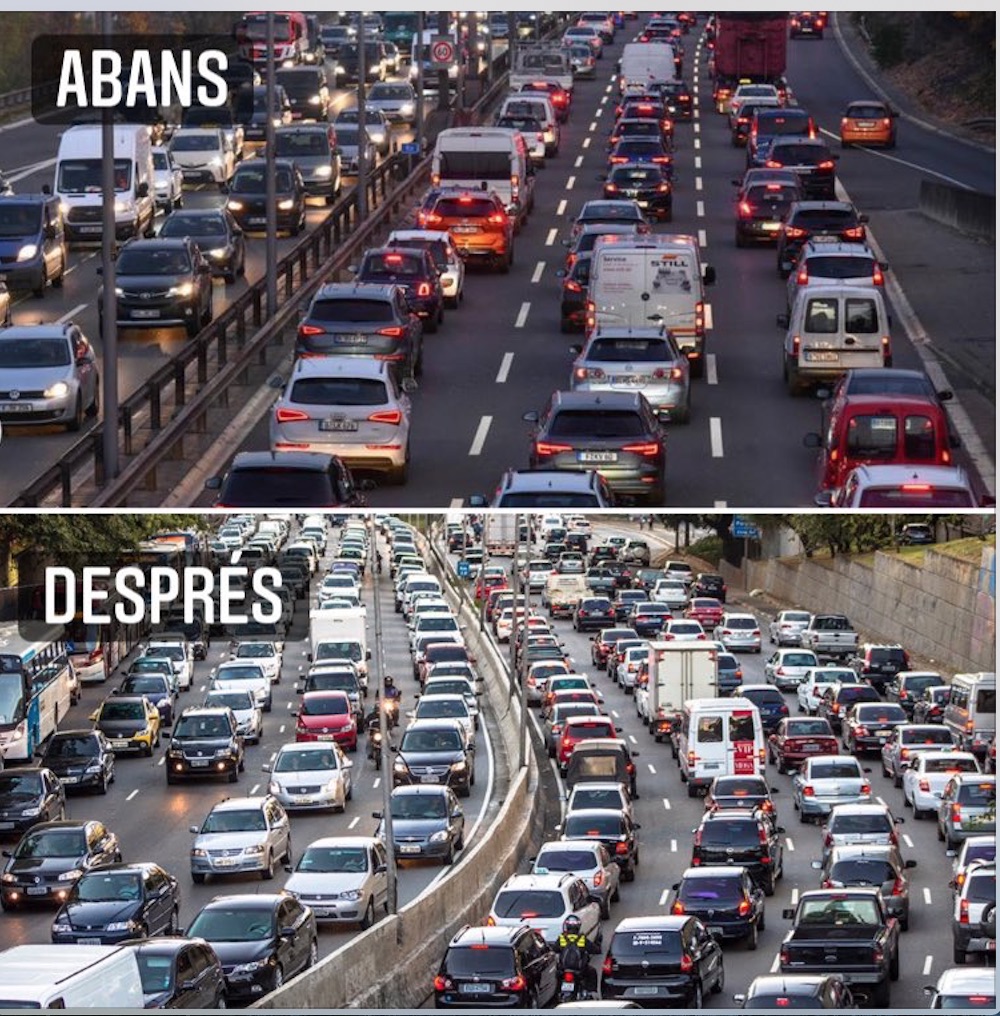 Aixi serà la Via Cintura després de les obres per posar 1 carril més