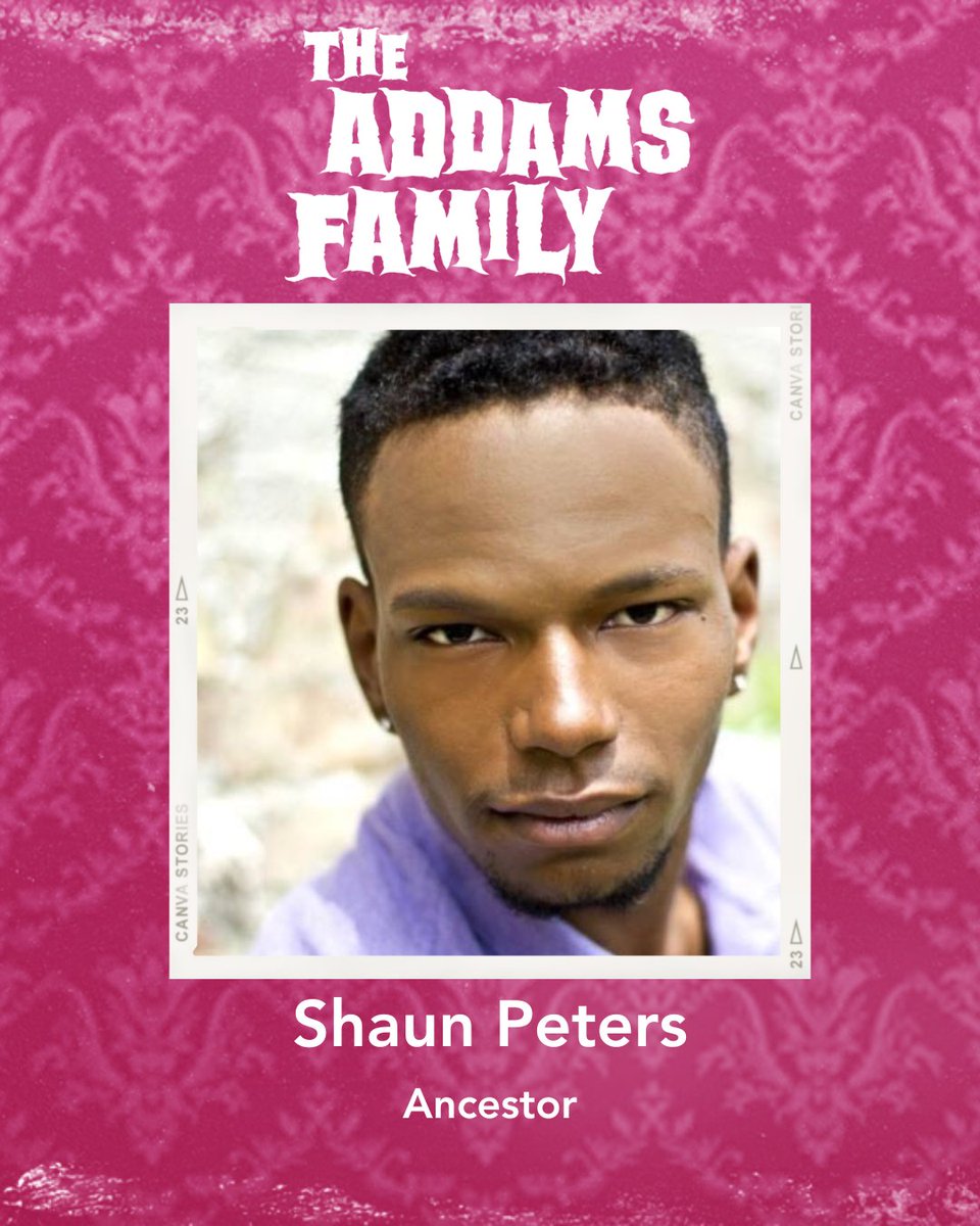 See SHAUN PETERS as Ancestor in THE ADDAMS FAMILY at Metropolis!

September 14 – October 8, 2023
Tickets available now 🎟️

#ADDAMSFAMILYMPAC #Metropolisarts #castbio #castannouncement #theaddamsfamilymusical #theatrelife #thingstodoinchicago #arlingtonheights