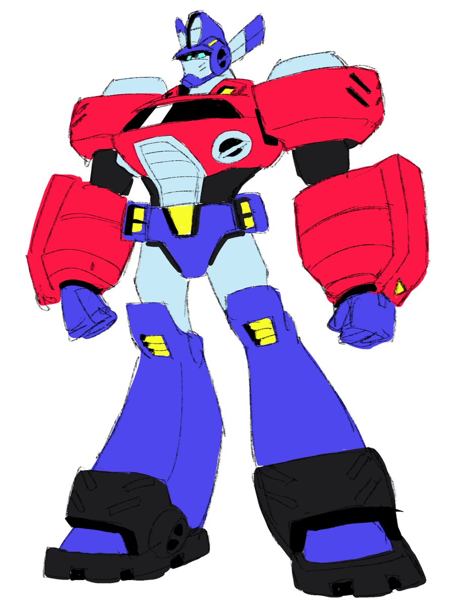 「Pizza Bots Optimus Prime 」|Jeetdohのイラスト