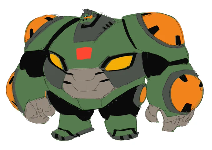 Pizza Bots Bulkhead   Yes, the Cannonbolt inspiration is intentional.