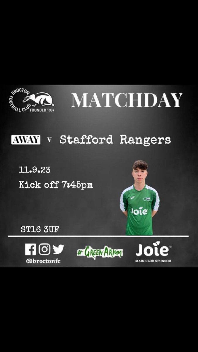 Tomorrow night our u18s are back in action. A local derby as we make the short trip to face Stafford Rangers. Come and show some support to our young badgers!🦡💚