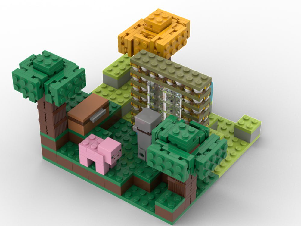 We love Lego Minecraft