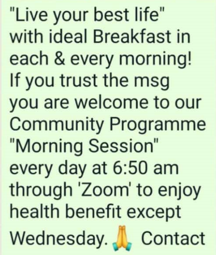 ADITYAU140289's tweet photo. CONTACT NO.
7001991720 
OR
7001323109
GUYZZ PLEASE ATTEND THIS FOR YOU BETTER LIFE
#herbalifeline #herbalife @Herbalife https://t.co/5qcTsSqpN8