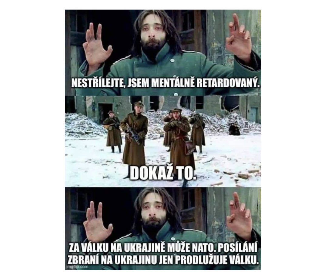 Máte ve svém okolí lidi, kteří věří tomu, že posílání zbraní na Ukrajinu prodlužuje válku? A už Vám někdo řekl, že za tu válku může Nato? A jakou další "zakořeněnou dezinformaci" jste od svých blízkých slyšeli?