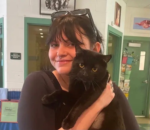 It took Kramer almost TWO HOURS to find a human to adopt at my awesome shelter, hsccvt.org.