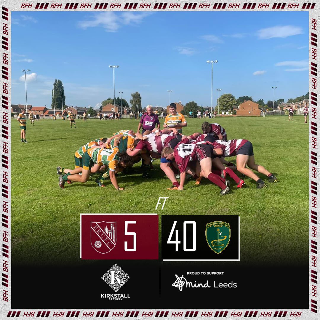 Unfortunately, we saw our first loss of the season yesterday against @northallertonrufc in sweltering temperatures.

We wish a good season to Northallerton and are looking to the rematch in the new year!