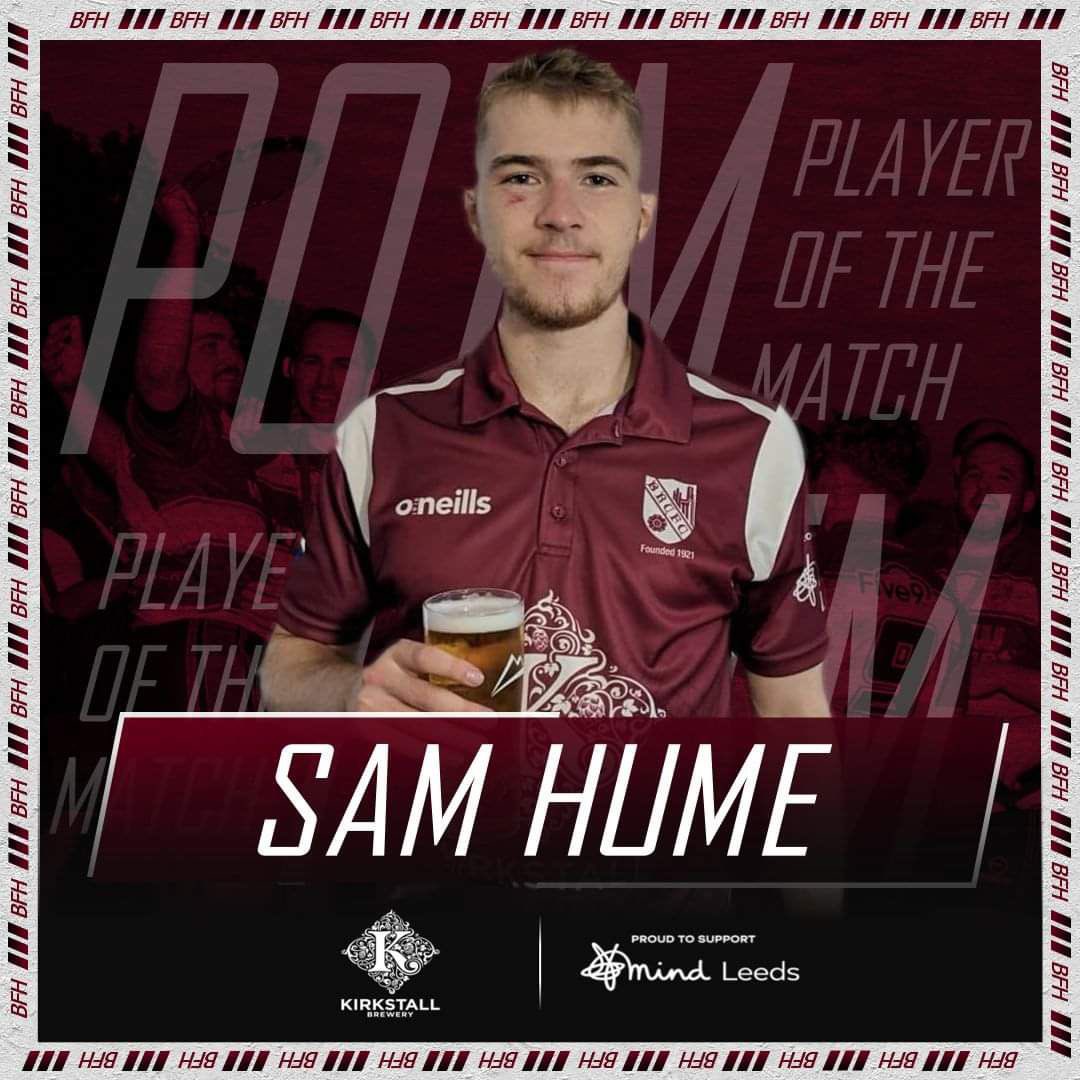 Congratulations to our very own @sam___hume, who was named as player of the match in yesterdays clash against Northallerton.

#rugby #rugbyunion #rugbyplayer #rugbyclub #rugbyteam #rugbysevens #rugby7sseries #leedsrugby #yorkshirerugby #englandrugby #rwc #rugbyworldcup