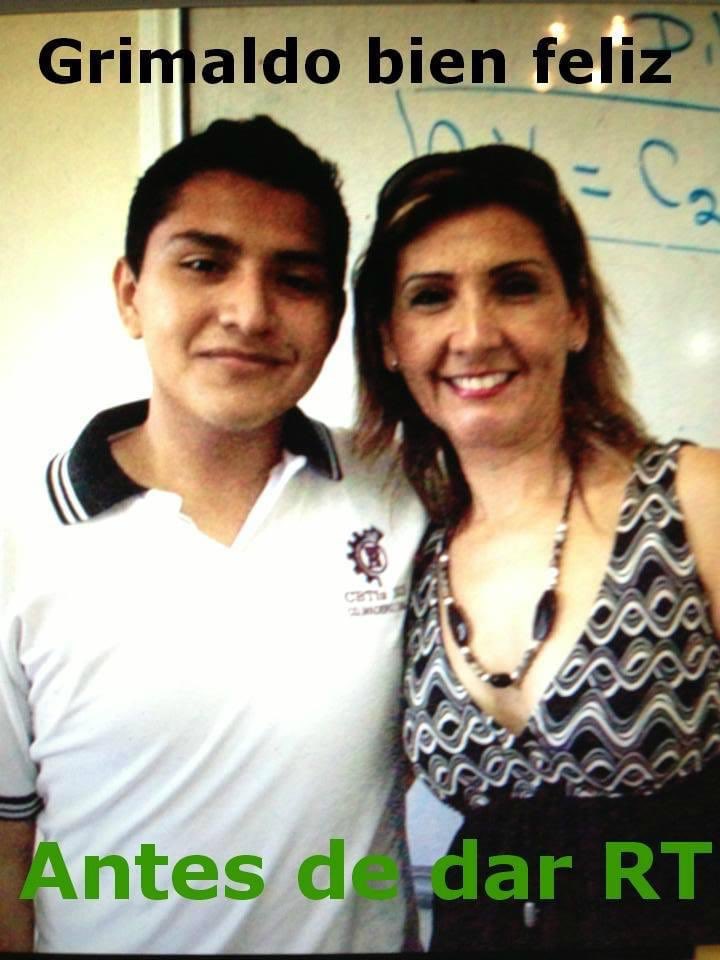 AsiEsMonterrey's tweet image. Hace 10 años que Grimaldo era feliz en la escuela y llevaba buena relación con su maestra, hasta que dio un RT a un tuit de Mariana.