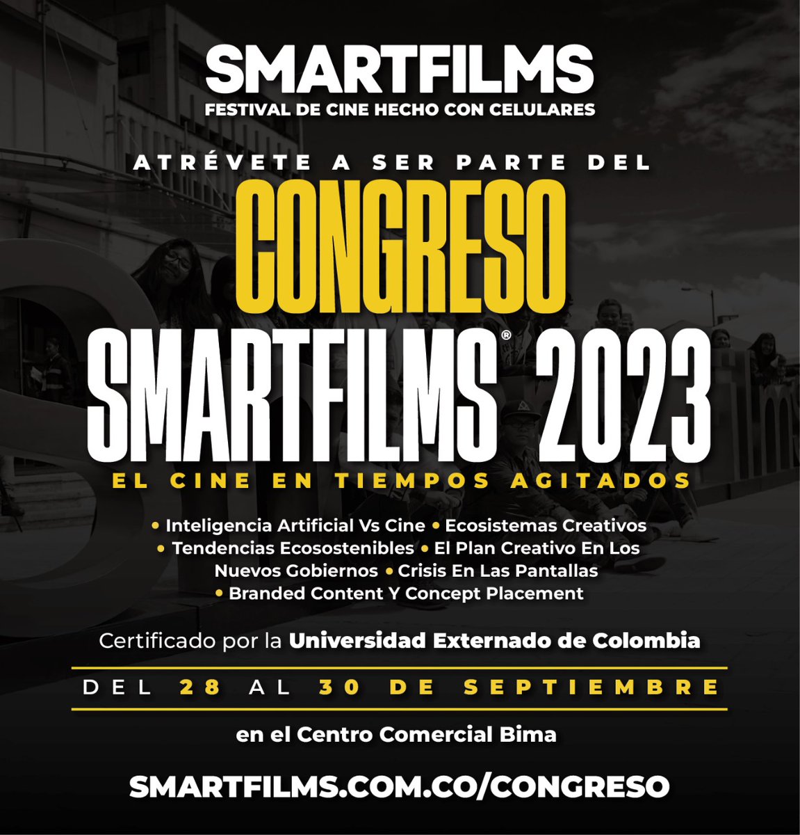 ¡Anímate a ser parte de <a href="/smartfilmsco/">SMARTFILMS®</a>! 📽️

Cultura RCN te lleva al Festival de cine hecho con celular. 📱

¡Sintonízanos!