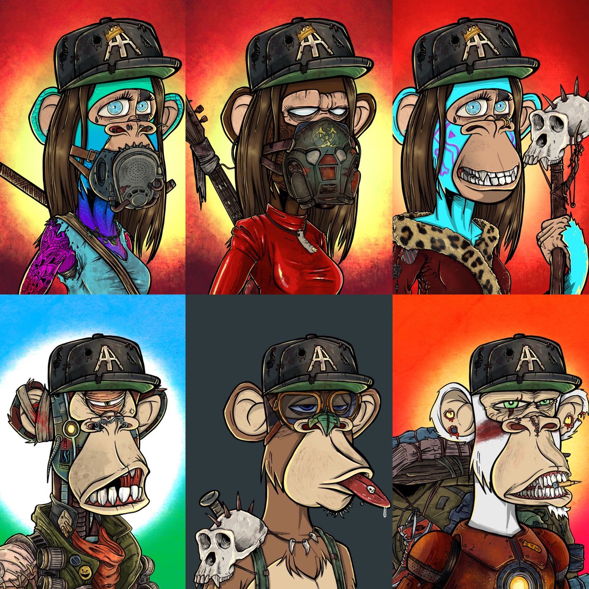 <a href="/Feliana_eth/">Feliana.eth</a> @RocketRick_eth <a href="/ENSMaxisNFT/">ENS Maxis</a> <a href="/apocalypticapes/">Apocalyptic Apes | 🦍</a> <a href="/AAPEQueens/">Apocalyptic Queen Apes 👑🦍</a> <a href="/TheHaddy/">HaddyTheCreator</a> <a href="/jedi_ape/">🟢 Jedi Ape</a> <a href="/apocalyptratns/">Apocalyptic Rations</a> @thrillkicker <a href="/CosmoPond3r/">CosmoPond3r</a> <a href="/DJWienerNFT/">DJ Wiener</a> <a href="/JillianValentin/">JillianValentin</a> 😳 😆 can you blame her! 
These #QueenAAPES and #AAPES that <a href="/TheHaddy/">HaddyTheCreator</a> created are unreal!
Especially the ones living the 
#SnapBackLife ! 🤘🌅😎