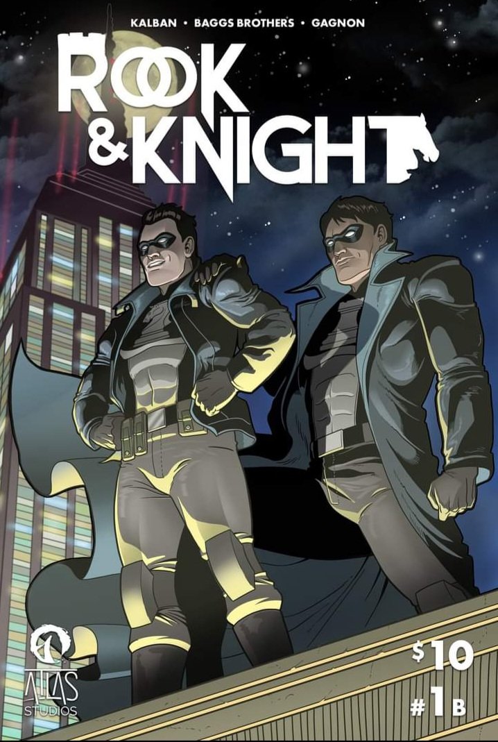 Guys one of my covers is currently at the Baltimore comic con!!!
Cover of Rook & Knight n.1
W @DanielKalban
A @BaggsBrothers
L @jayboy495
#baltimorecomiccon 
#comics