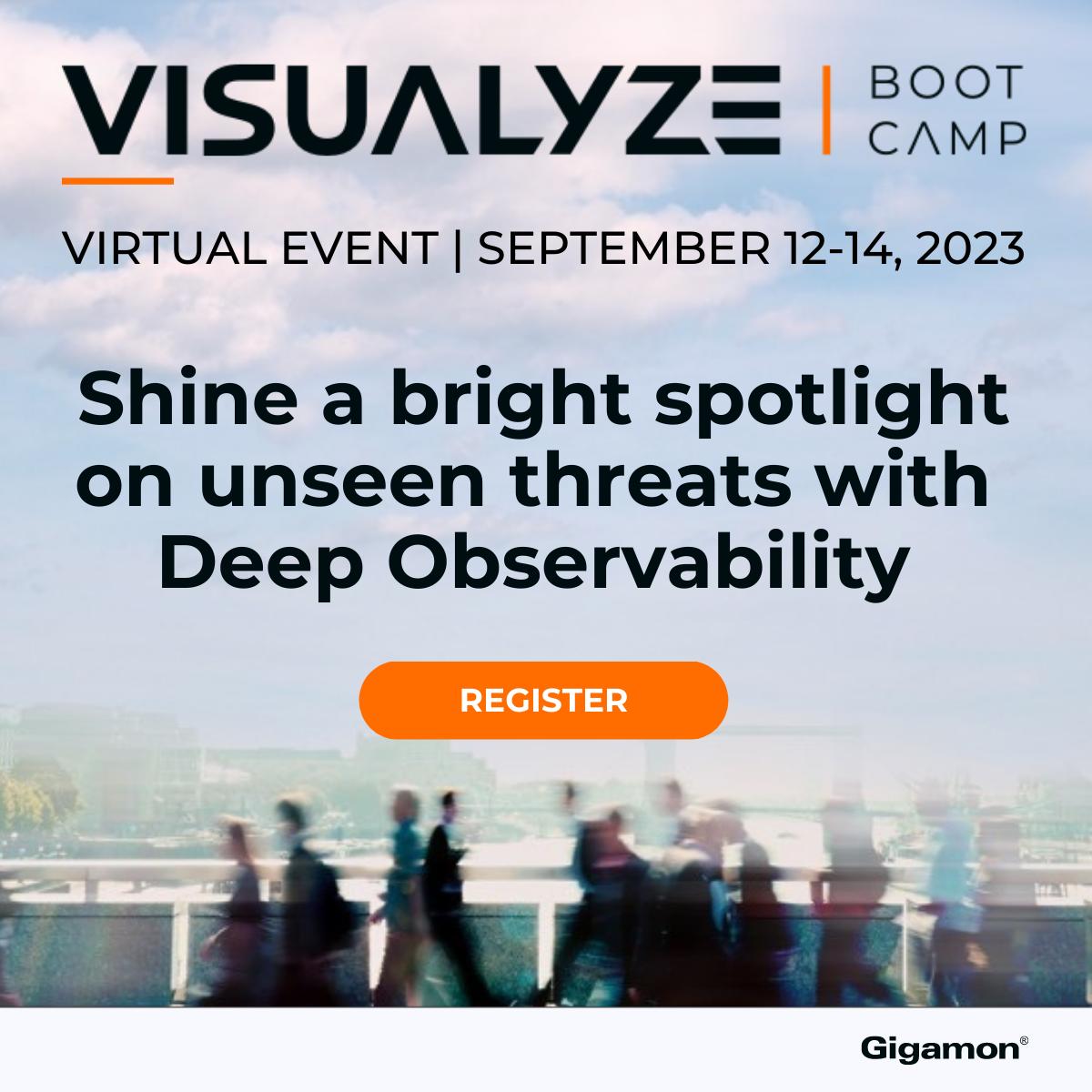 How many sophisticated threats are flying under the radar in your hybrid cloud infrastructure? 📡

Join us for #GigamonVisualyze and learn how to eliminate #blindspots and detect the bad actors hiding in your network: ow.ly/Hx7z104SeVp