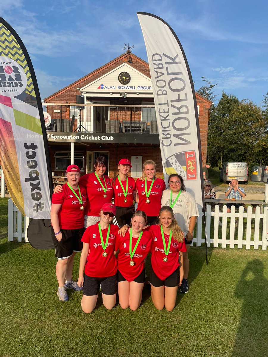 NCB Women’s Softball League Celebration Day Results 🏆

🥇 Bradenham 
🥈 Snettisham
🥉 Sprowston

Well done to all 10 teams that took part in the sun today at Sprowston ☀️

Kind sponsored by MR Cricket Hockey!