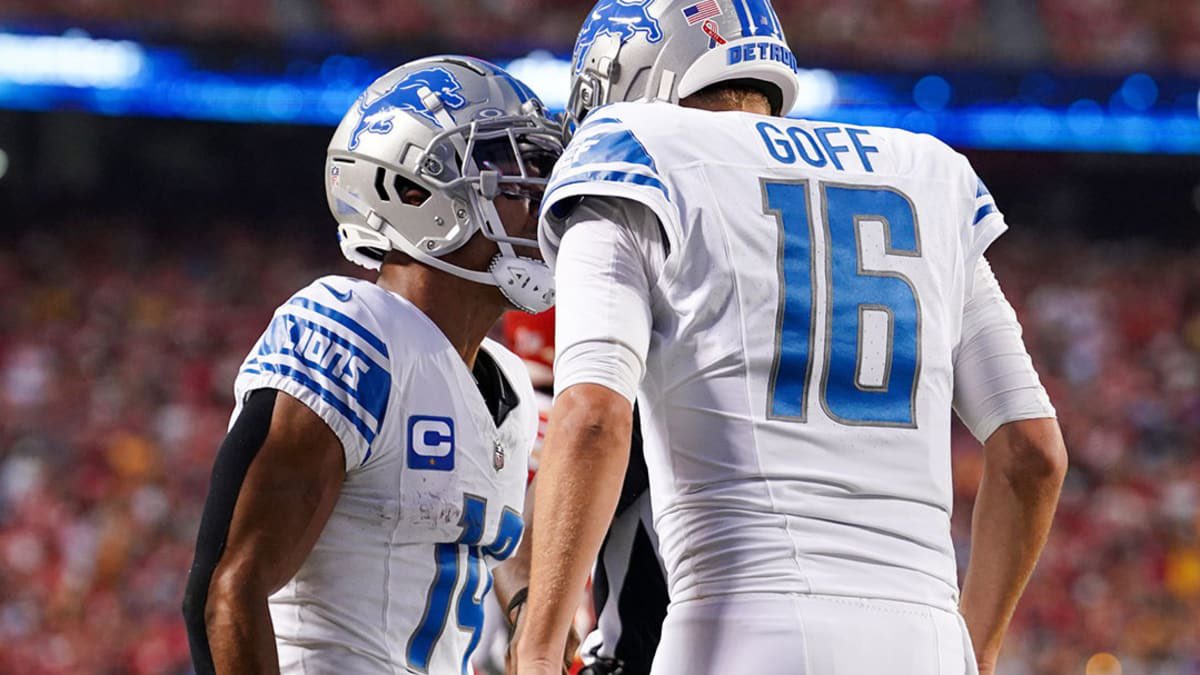 That1LionsFan's tweet photo. The best QB-WR duo in the league. https://t.co/B4Paobi0o3