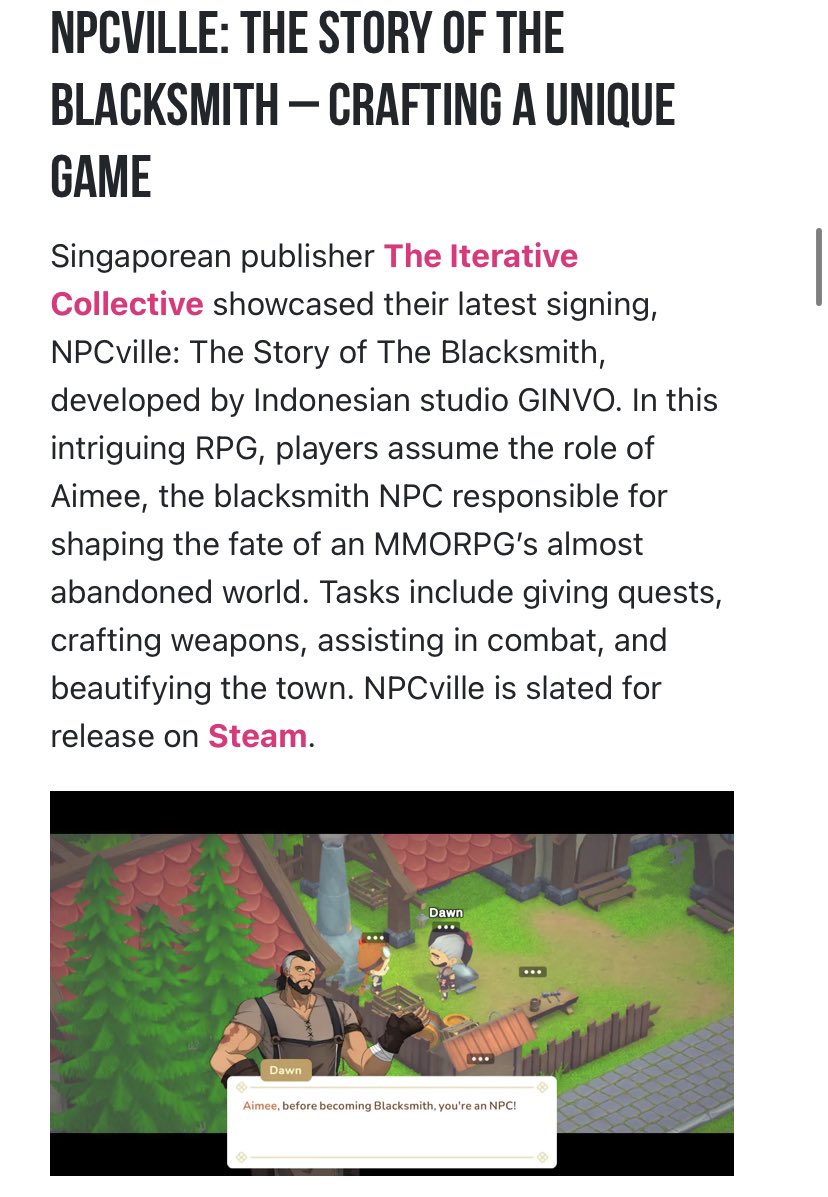 thank you for covering my signee <a href="/npcville/">NPCVille ➡️ Wishlist on Steam!</a> !! cc: <a href="/TheIterativeCo/">The Iterative Collective</a>