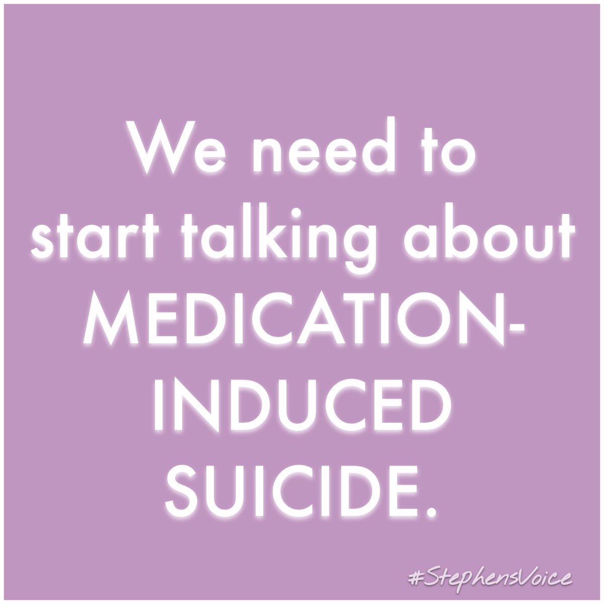 VoiceStephen's tweet photo. 💜 World Suicide Prevention Day 10/09/23 💜

Government-led Suicide Prevention strategies will never have any success until they consider the impact of prescribed drugs in the ever-rising suicide rates. 
@DrDavidHealy 

#StephensVoice #PrescribedHarmAwareness #SuicidePrevention https://t.co/Oj4lJoygTW