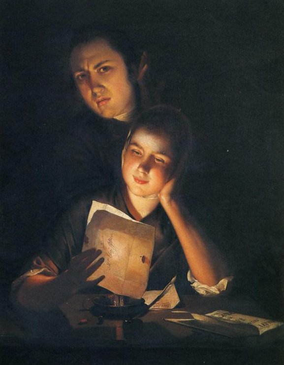 'More than kisses,
Letters mingle souls.'
-- John Donne

#quotes #quotesoftheday #quoteoftheday #LiteraturePosts #quote #book #books #literary #art #poem #poetry #poetrycommunity #poetrylovers #British #JohnDonne #love #kisses #letters #souls #JosephWright #painting #Derby