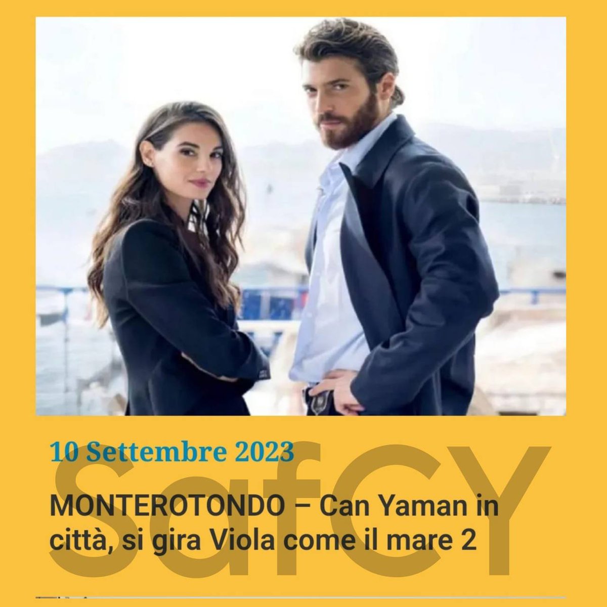 saf_yaman's tweet image. 🗞️MONTEROTONDO – 
Can Yaman in città, si gira Viola come il mare 2
Per tre giorni il centro storico farà da sfondo alle riprese della fiction di Canale 5 con Can Yaman protagonista.
#canyaman #violacomeilmare2 #ciak #set #francescodemir #luxvide  #fictionmediaset #safcanyaman