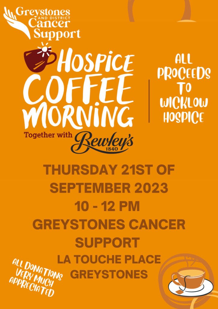 Greystones Cancer Support (@greystonescs) on Twitter photo #WicklowHospice #CoffeeMorning #Fundraiser #WicklowHospice #CoffeeMorning #Fundraiser