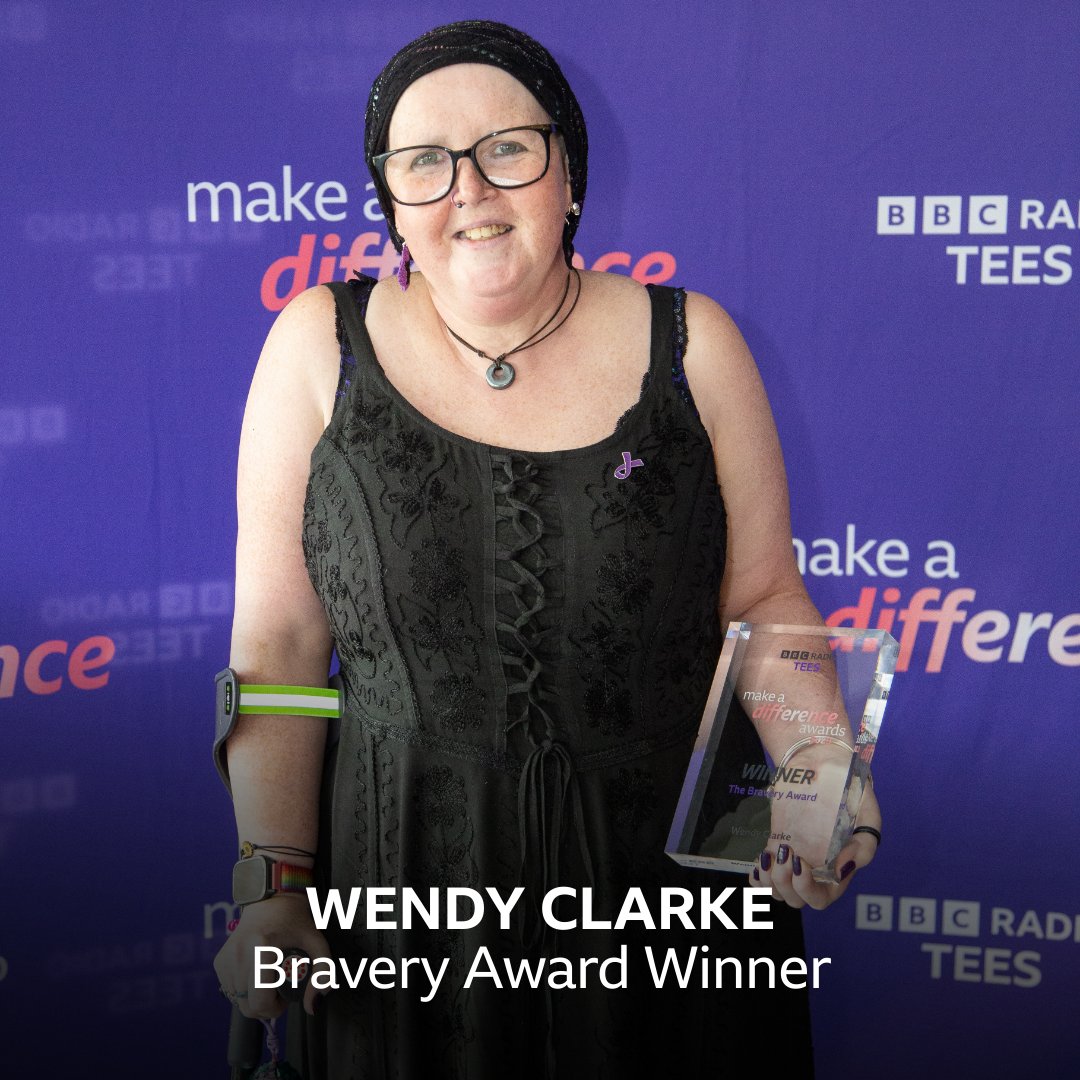 BBCTees's tweet photo. Wendy Clarke is being treated for cervical cancer and was told in January that she had just one year to live, but she's using her time to encourage other people to get tested 👏 https://t.co/2wOpRZnYEg