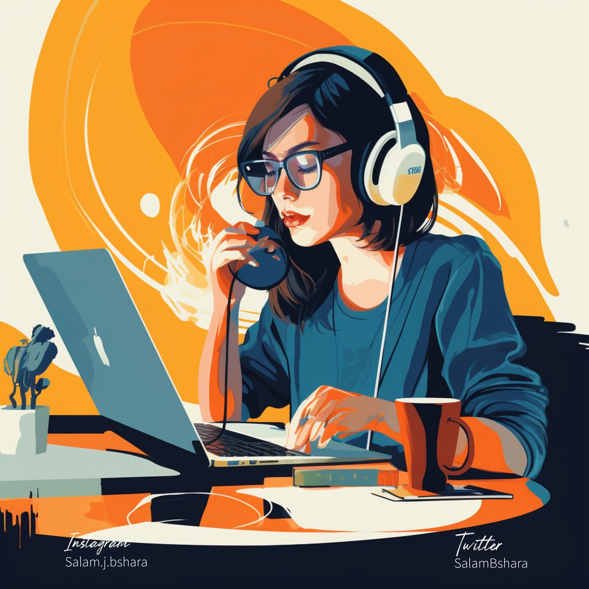 Salambshara's tweet image. تحويل الأفكار إلى صور مرئية .. هذا هو سحر #التصميم_الجرافيكي ..!

Transforming ideas into visual images .. that&apos;s the magic of #GraphicDesigne ..!