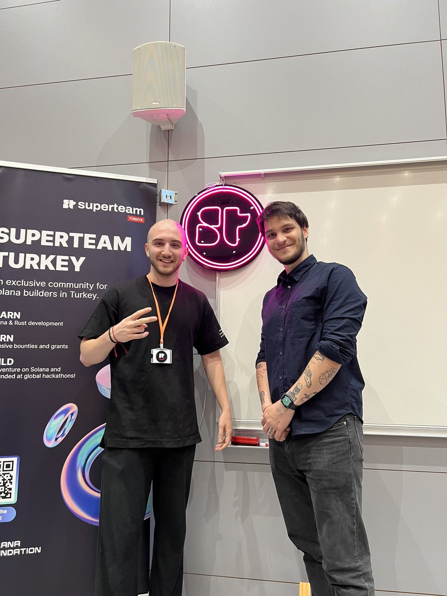 Tekrardan bir sene ara geçti ama bu sefer ikincilikle karşınızdayız 😄

<a href="/SuperteamTR/">Superteam Turkey 🇹🇷</a> nin düzenlediği solana mini hackathonunda <a href="/kaanmertkoc/">.</a> ile beraber Scheduleit projemizle ikinci olduk.

Emeği geçen herkese çok teşekkür ederim çok keyifli bir etkinlikti.