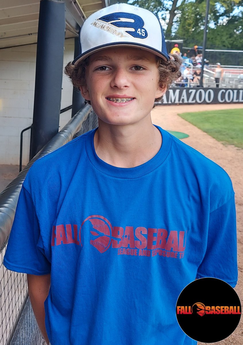 HSFBL's tweet photo. ⚾️ 📷  𝙋𝙇𝘼𝙔𝙀𝙍 𝙊𝙁 𝙏𝙃𝙀 𝙂𝘼𝙈𝙀 📷 ⚾️ 

Cade Tustin | 2026 | 2B/RHP | Gull Lake HS @BaseballGL23

Goes 1-2 w/ a BB and RBI at the plate and 3IP w/ 4K in the W.

#HSFBL #SWMichiganFallBall https://t.co/PnWF9y305y