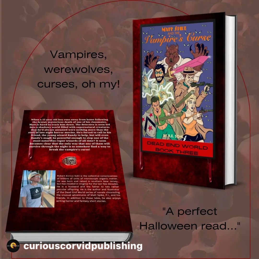 RobertESohl1's tweet image. My latest book is coming from @CuriousCorvidP , just in time for Halloween!