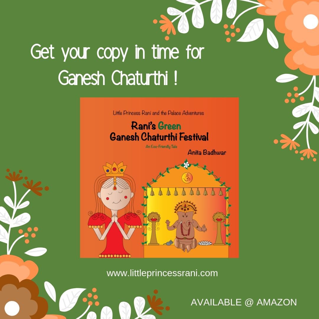 #GaneshChaturthi is around the corner! #Read about the festival that #Ganesha  in this #environmentallyfriendly #childrensbook avail @ #Amazon ! #india #desibooks