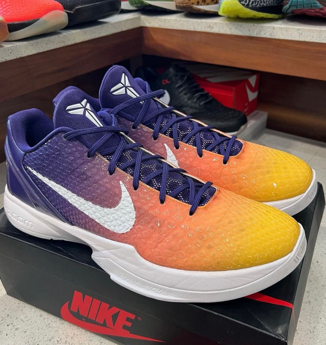 nicekicks's tweet photo. Devin Booker’s Kobe 6 PE’s ♾️ @DevinBook https://t.co/b2QZQUwJ26