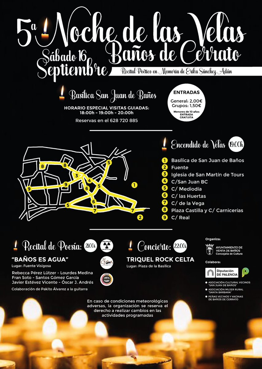 Atent@s al próximo bolo del grupo TRIQUEL...¡Qué ganas de veros!

<a href="/DiarioPalentino/">Diario Palentino. Palencia</a>
<a href="/SomosPalencia/">Somos Palencia</a>
<a href="/PalenciaEnlaRed/">Palencia en la Red</a>
#cultura #conciertos #musicaenvivo #rockcelta #musica #conciertospalencia #palencia #ventadebaños #bañosdecerrato #nochedelasvelas #musicacelta #celta #concierto