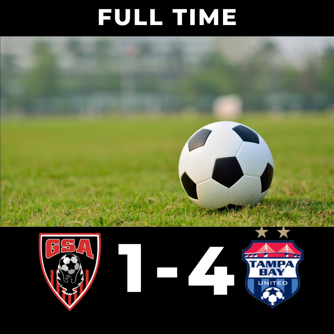 Not our game today, but we will regroup back in Atlanta and be ready for our next match.  
#gsastrong