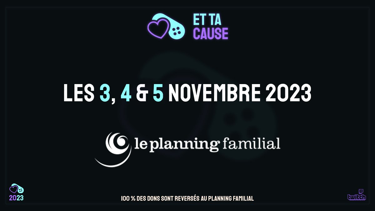 #EtTaCause2025 / 10 - 11 - 12 OCTOBRE 💙💜 tweet media