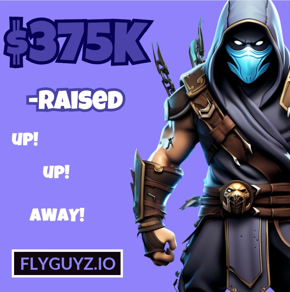 🚀 $375K Milestone Hit! ⬆️Going... ⬆️ Going... 🌌 Skyrocketing!🔥 Gang in➡️ dashboard.flyguyz.io // #FLYY