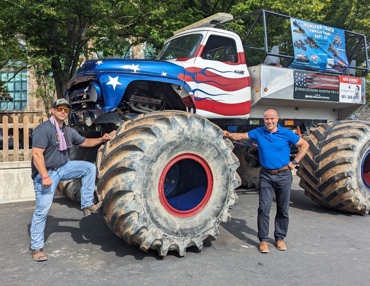 🚀 Exciting Update from John Dixon, your trusted financial advisor! He's next to a MONSTER TRUCK, ready to help you steer your finances towards success! 🚗💰 Don't miss this unique opportunity! 🤩 #FinancialAdvisor #MonsterTruckMadness 📈🔧