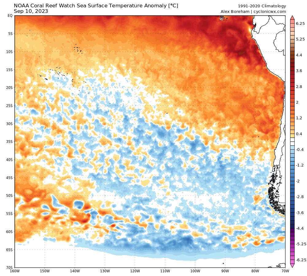 Arturoleo2009's tweet image. Los 4 modelos de los cuales como mostraría una la presencia del #APSO, la cuál ayudado a mitigar la temperatura en el mar, pero aún nos muestra la calidez en la superficie del mar, nada está dicho aún, ya que se estaría esperando una nueva onda Kelvin en las próximas semanas.