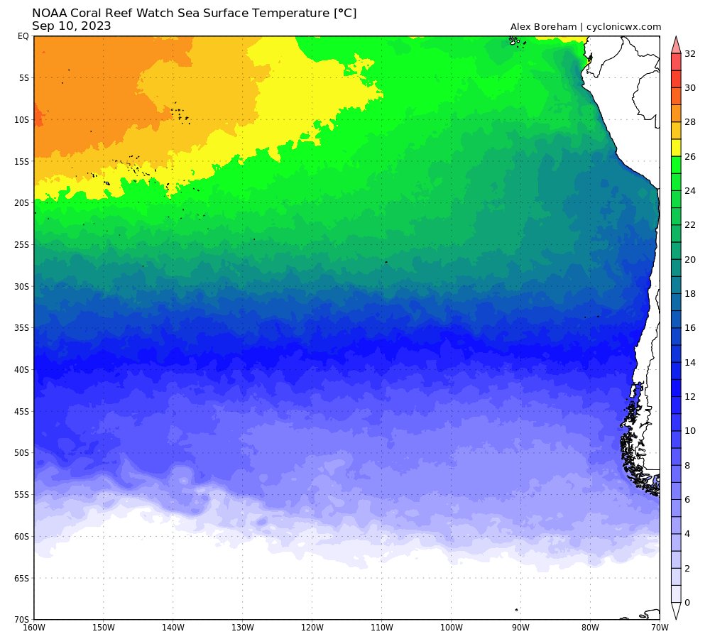 Arturoleo2009's tweet image. Los 4 modelos de los cuales como mostraría una la presencia del #APSO, la cuál ayudado a mitigar la temperatura en el mar, pero aún nos muestra la calidez en la superficie del mar, nada está dicho aún, ya que se estaría esperando una nueva onda Kelvin en las próximas semanas.