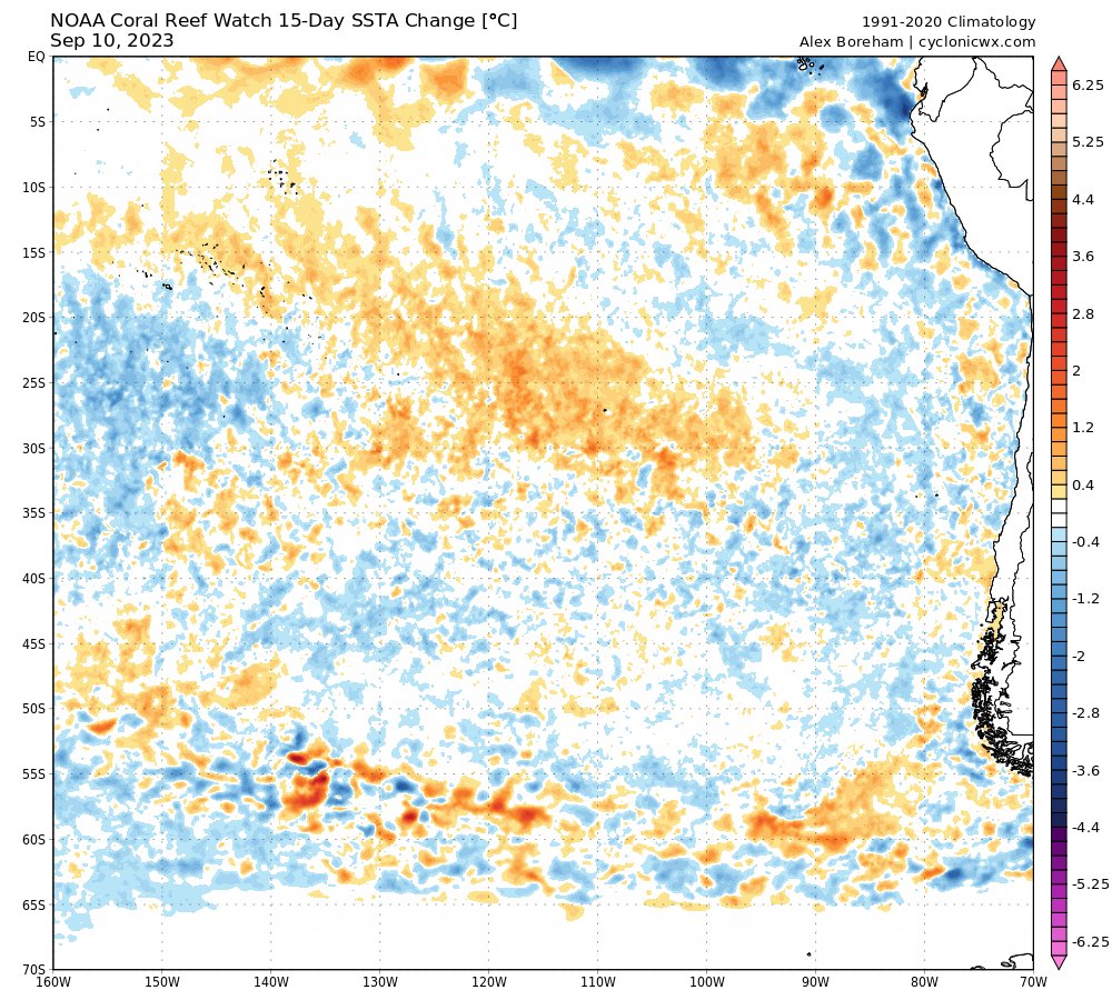 Arturoleo2009's tweet image. Los 4 modelos de los cuales como mostraría una la presencia del #APSO, la cuál ayudado a mitigar la temperatura en el mar, pero aún nos muestra la calidez en la superficie del mar, nada está dicho aún, ya que se estaría esperando una nueva onda Kelvin en las próximas semanas.