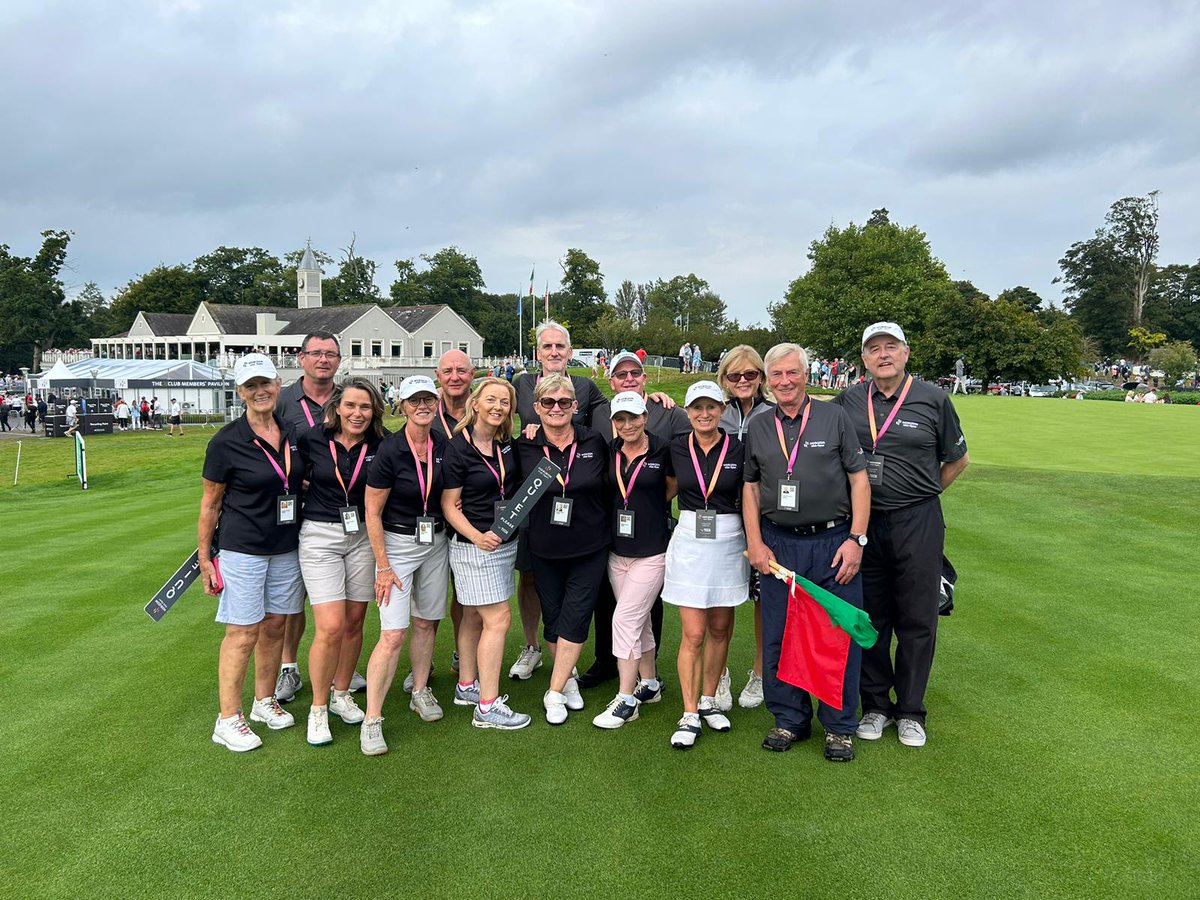 CastleMembers's tweet image. Final shift for the Luttrellstown team manning hole 9, at the Irish Open ☘️🏌️

Well done everyone, a great few days had!!
