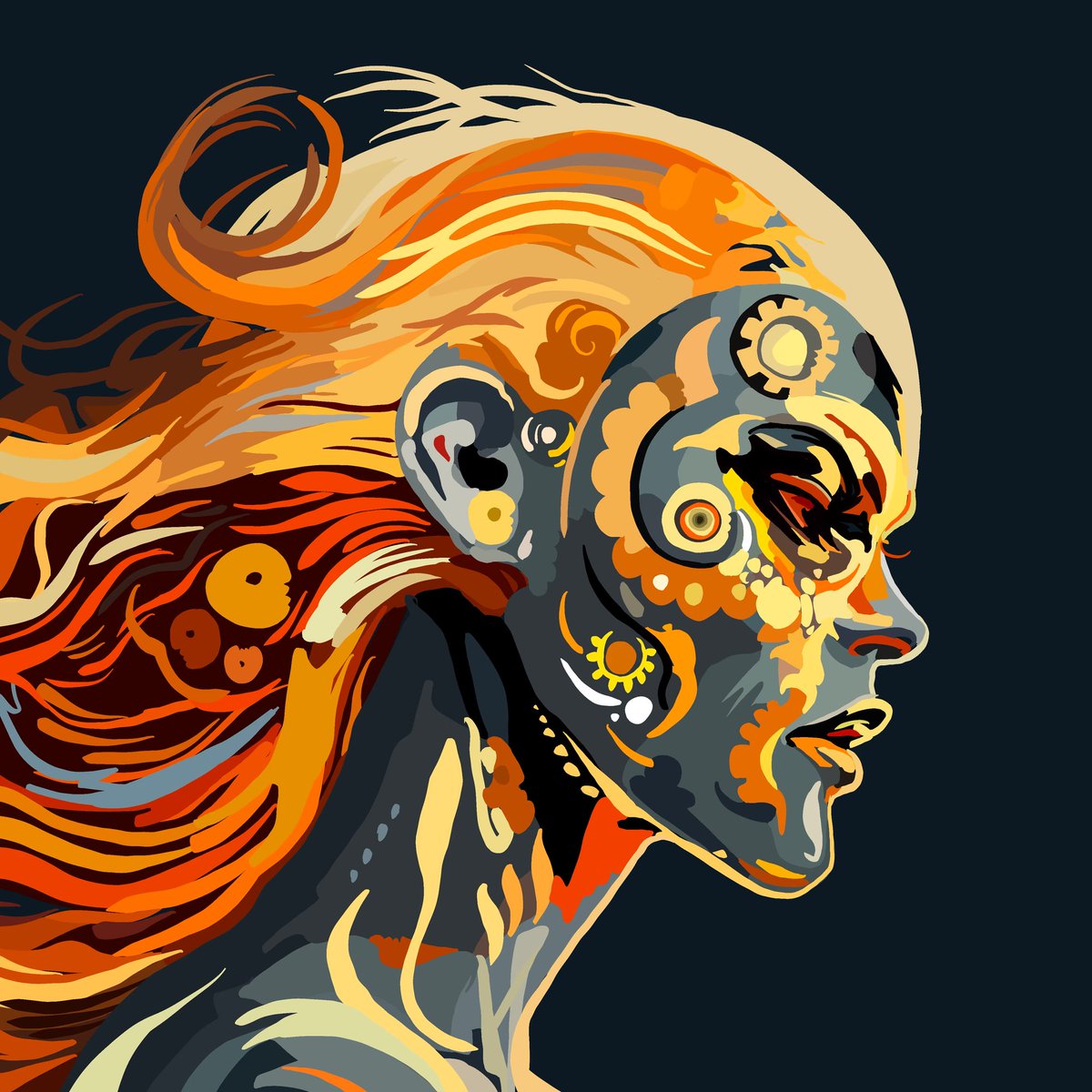 mobymaybe's tweet photo. Added something to the #art collection, something a little fiery from the #abstractherbs by artist @DrGrinspooon #herbsfam 💙 https://t.co/8PP6NFabnX