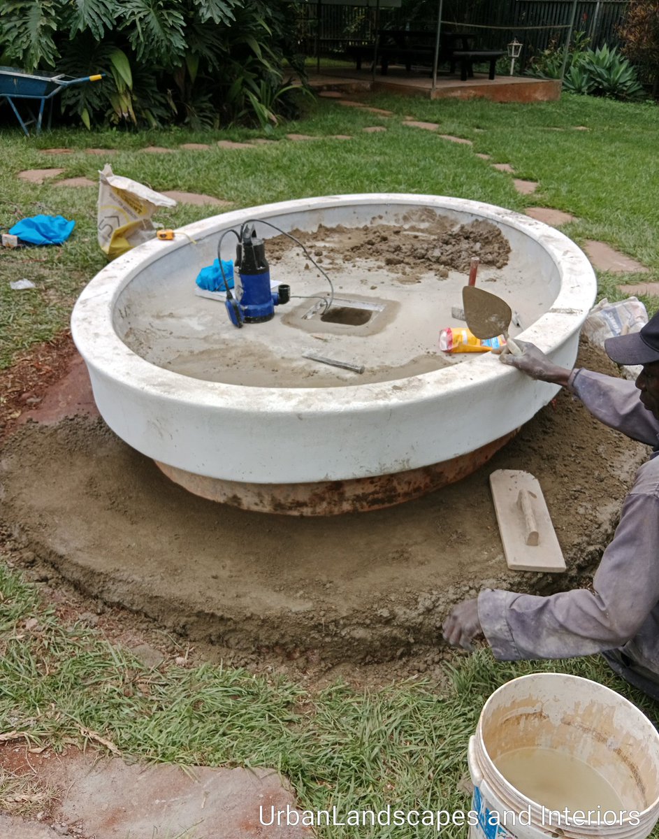 KeLandscapes's tweet photo. Fountain works at Burn West https://t.co/drVOKgBJBL
